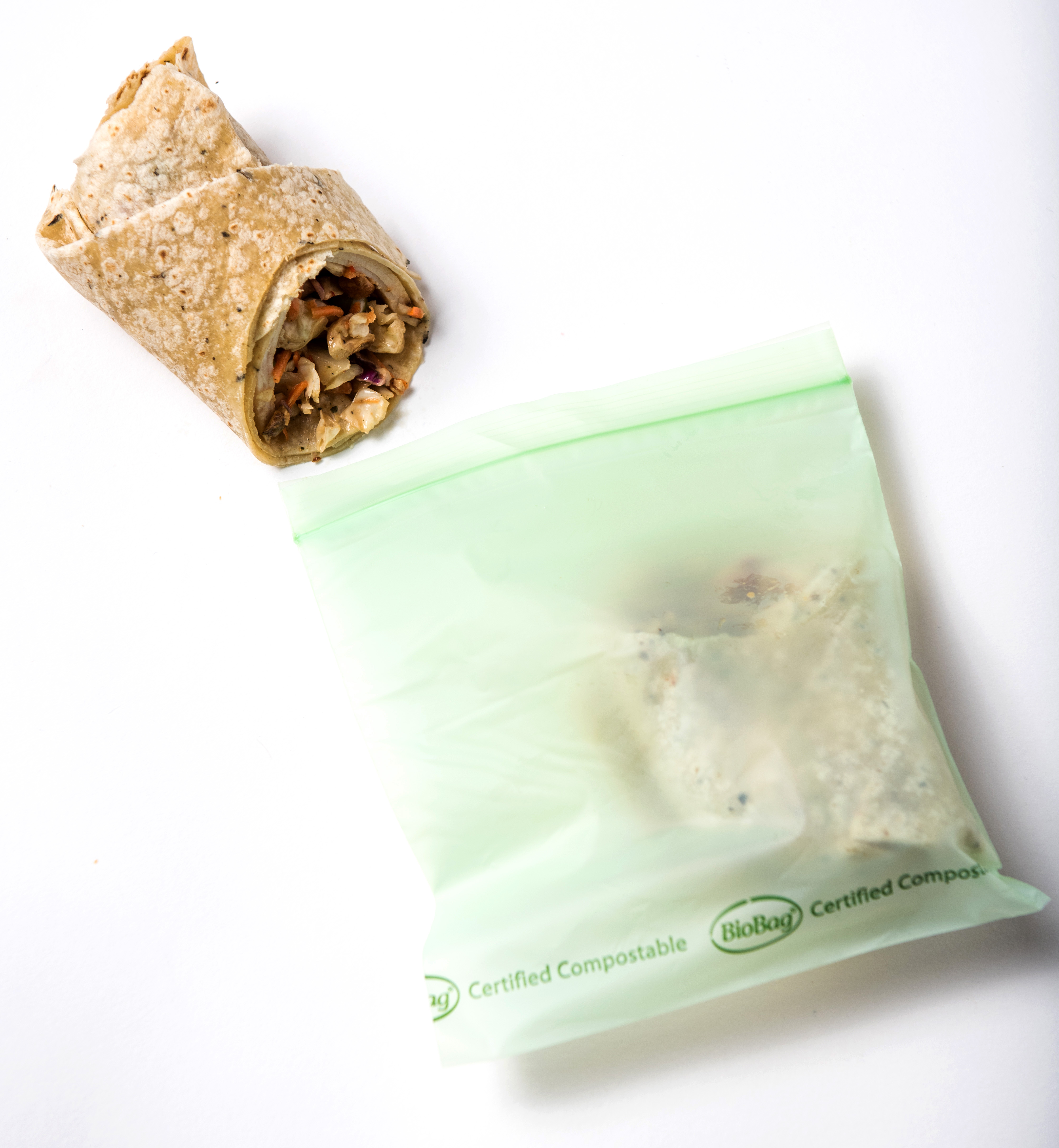 KC's Compostable Sandwich Bags & Biodegradable Snack Baggies - 7.0 x 6.7 (50ct) - Resealable & Eco-Friendly Ziplock Bags