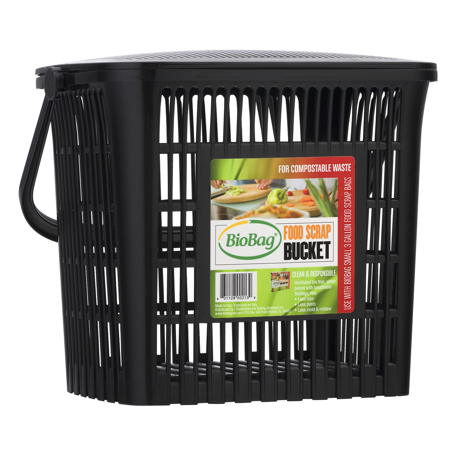 20 x 30L Biobag Compostable Bags for Indoor Bins or Kerbside Food Waste Bins 